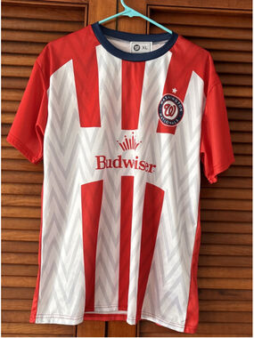 Washington Nationals MLB Soccer Style Jersey 2024 SGA Adult Size XL